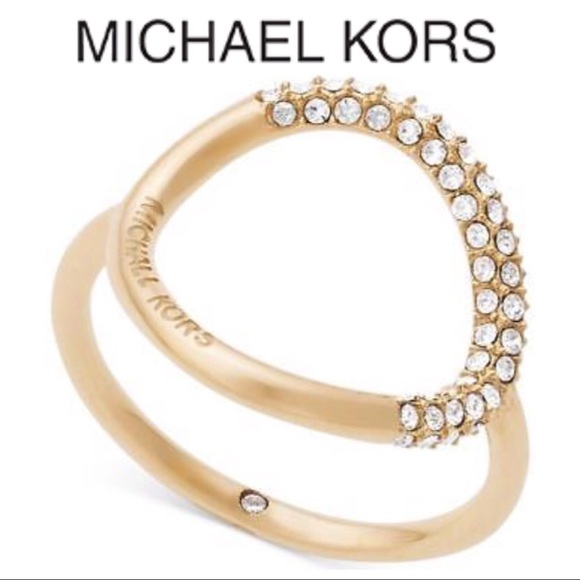 Michael Kors Jewelry - Michael Kors Brilliance Banded Circle Ring 7